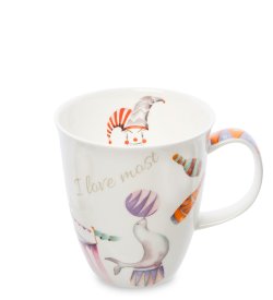 Кружка из фарфора Цирк