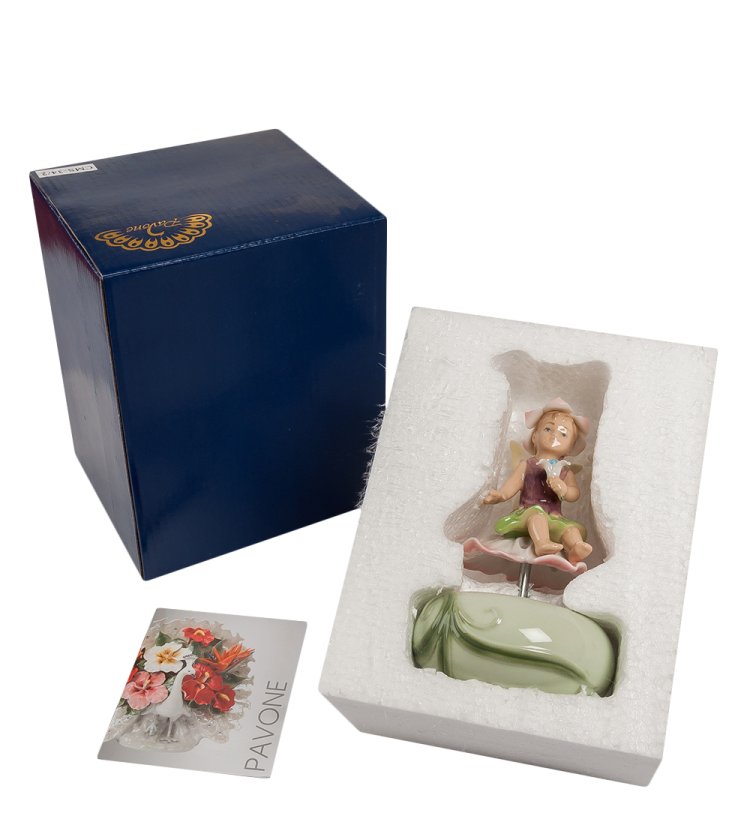 Музыкальная статуэтка из Цветочная фея Pavone CMS-34/ 2, фотография в упаковке