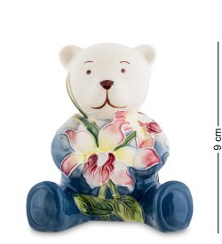 Фигурка из фарфора Медвежонок, Лилия