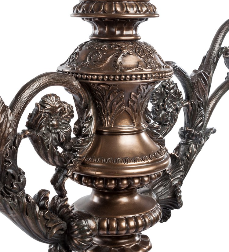 Канделябр в стиле барокко Veronese WS-606, увеличенный вид профиль