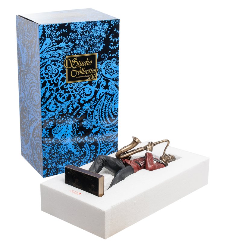 Статуэтка Саксофонист Veronese WS-871, упаковочный вид