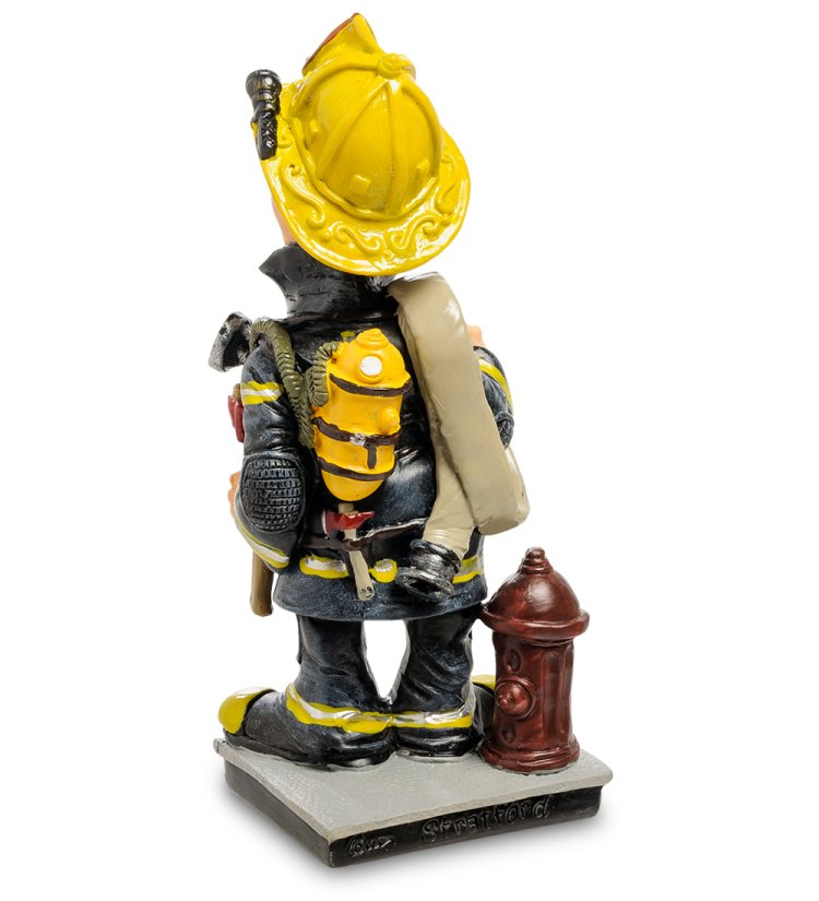 Статуэтка Пожарный The Comical World of Stratford RV-957, оборотная сторона