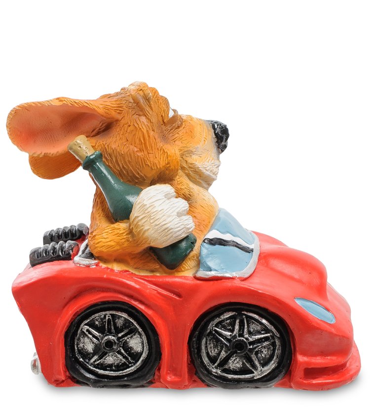 Статуэтка Собака Бигль Желаю драйва по жизни The Comical World of Stratford RV-918, вид профиль