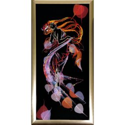 Картина Осенний вальс c кристаллами Swarovski