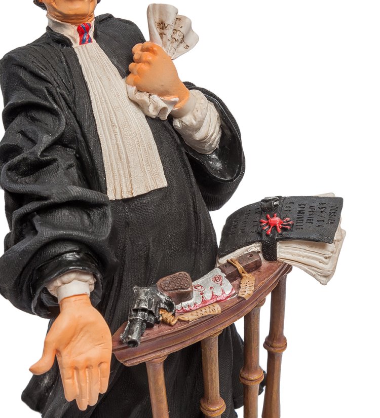 Маленькая Статуэтка Серьезный Адвокат - The Lawyer Forchino FO-84001, увеличенный вид рабочего стола