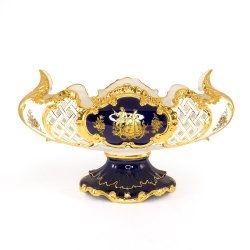 Большая настольная ваза на ножке коллекция Amante bnb