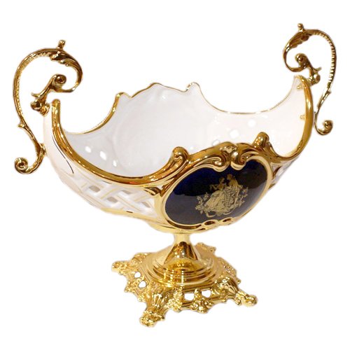 Ваза для фруктов из керамики