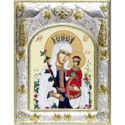 Икона Божья Матерь Неувядаемй Цвет