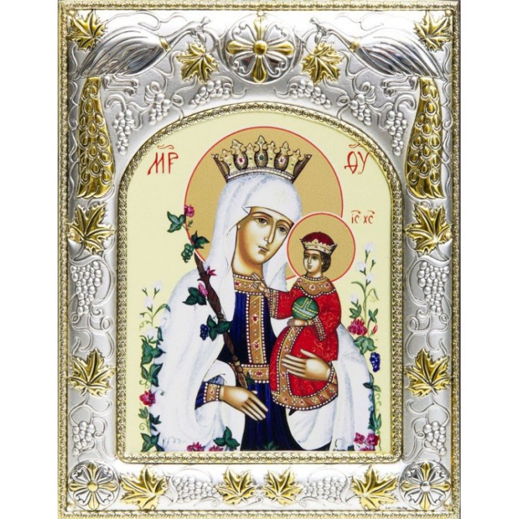 Икона Божья Матерь Неувядаемй Цвет