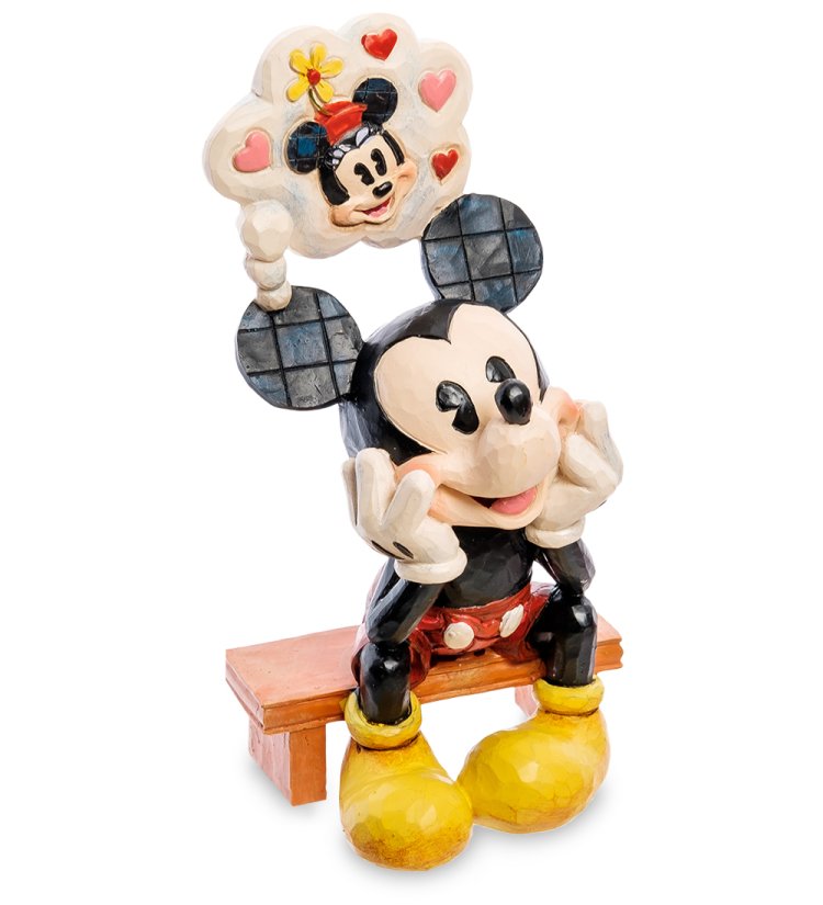 Статуэтка Микки Маус - Думаю о тебе Disney Traditions, вид профиль