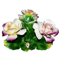 Подсвечник из фарфора Розы