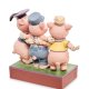 Статуэтка Три поросенка - Умники Disney Traditions 906755, оборотная сторона