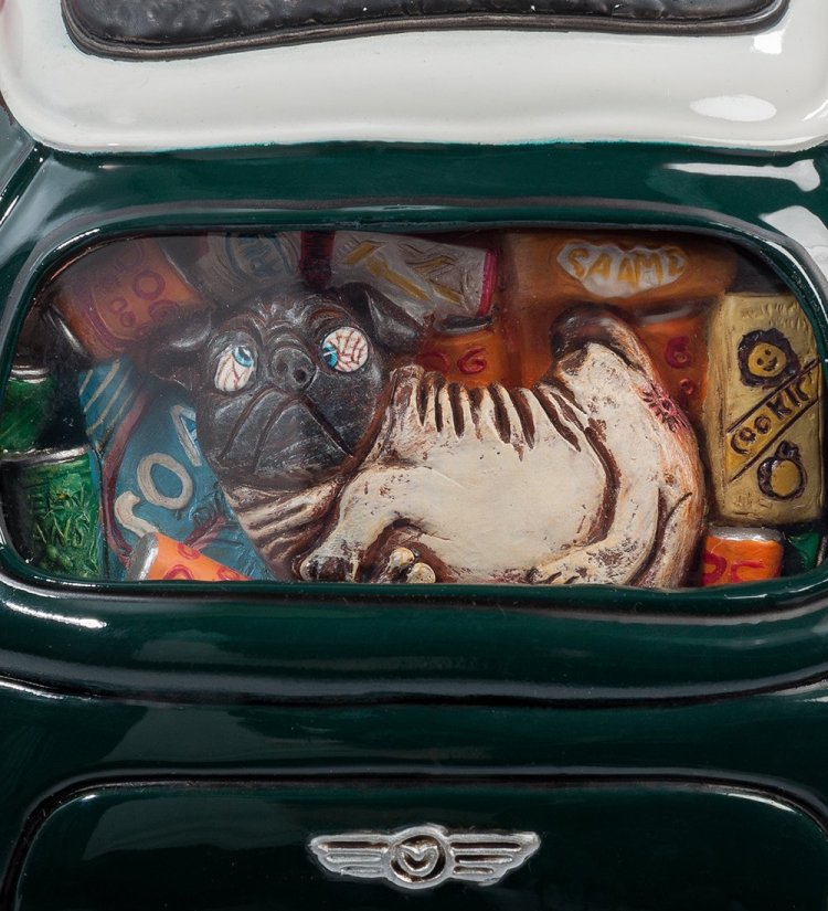 Статуэтка Автомобиль Моя первая любовь - My First Love Forchino FO-85062, увеличенный вид деталей