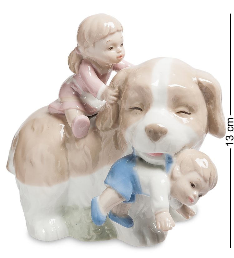 Музыкальная статуэтка из фарфора Хозяйка в доме Pavone JP-45/17