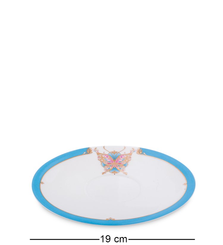 Столовый сервиз на 6 персон Песня Мотылька Pavone JK-102, фотография блюдца