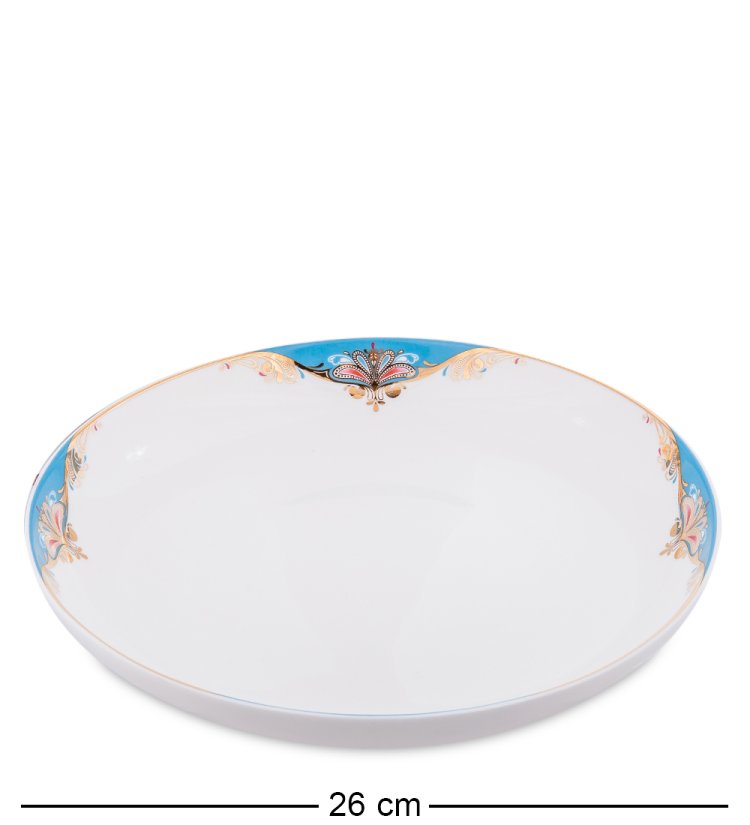 Столовый сервиз на 6 персон Песня Мотылька Pavone JK-102, фотография глубокого блюда