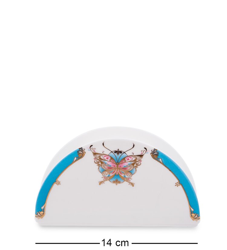 Столовый сервиз на 6 персон Песня Мотылька Pavone JK-102, фотография салфетницы