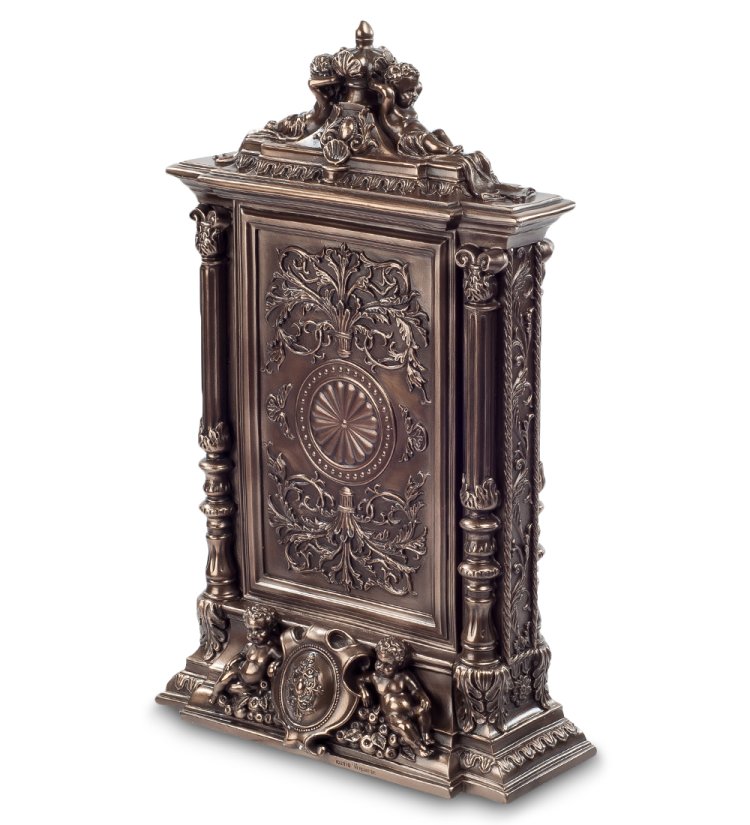 Часы в стиле барокко Херувим Veronese WS-609, оборотная сторона