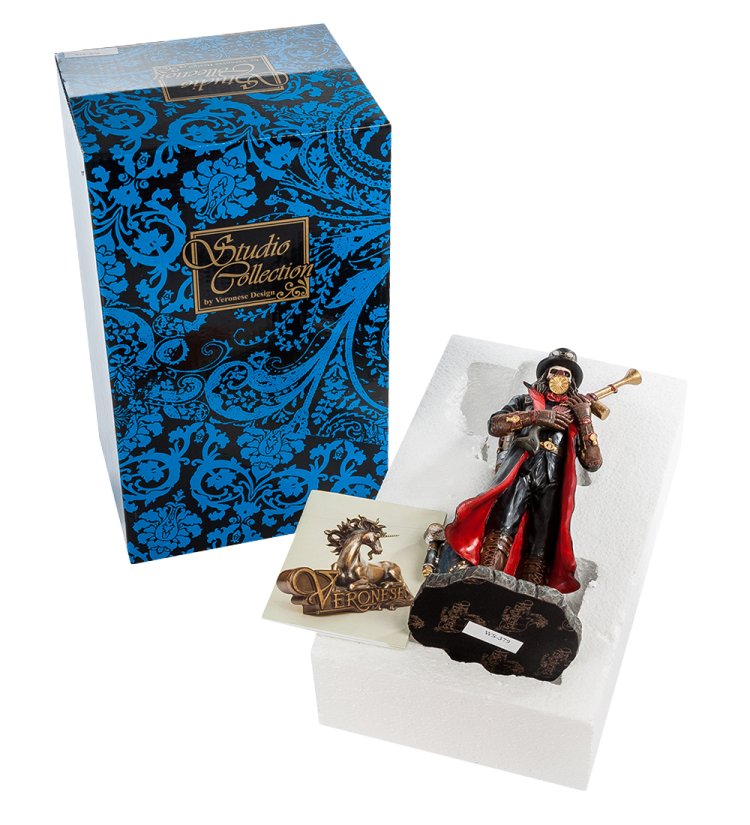 Статуэтка в стиле Стимпанк Ангел смерти Veronese WS-379, упаковочный вид