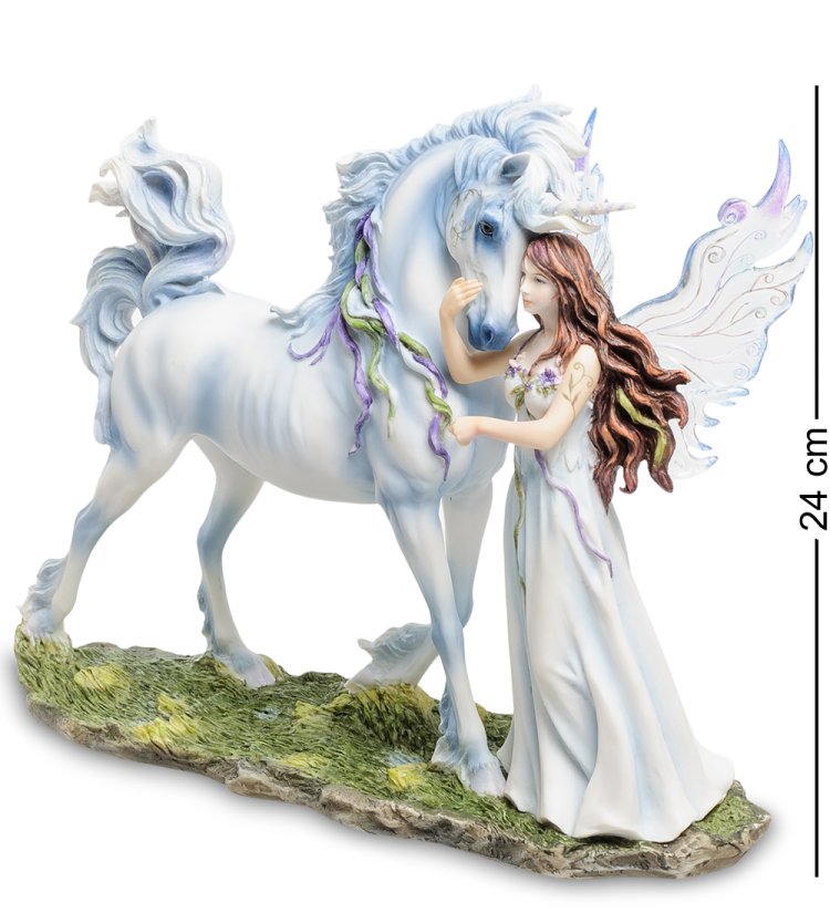 Статуэтка Ангел и Единорог - Джоди Бергсма Veronese WS-249
