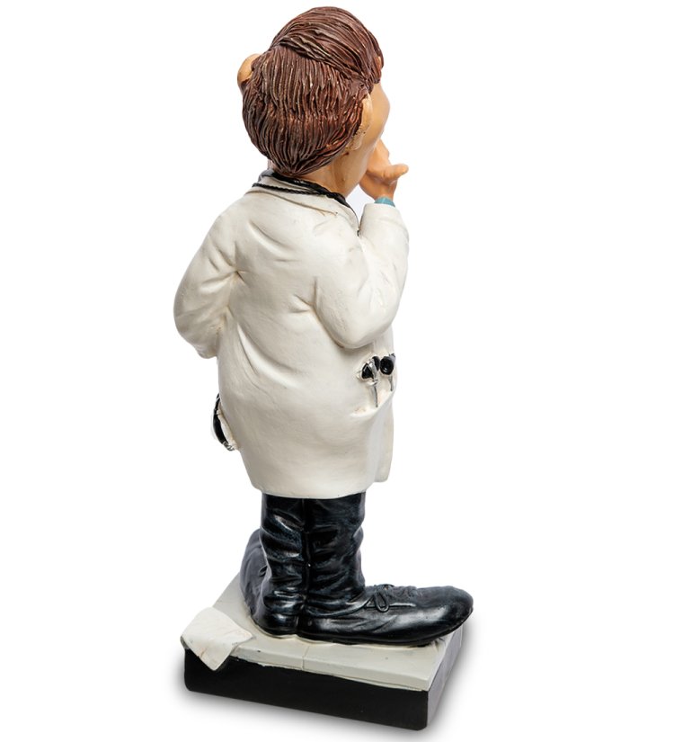 Статуэтка Задумчивый Врач The Comical World of Stratford RV-748, оборотная сторона