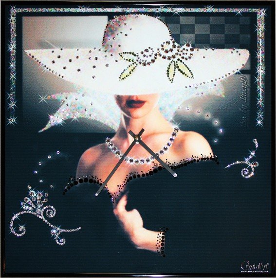 Часы с кристаллами Swarovski - Незнакомка