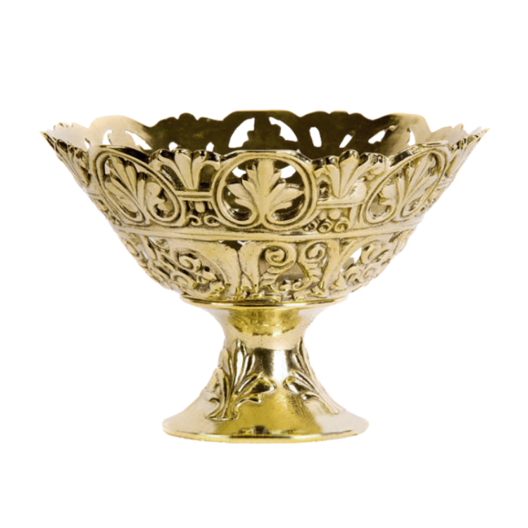 Декоративная Ваза Золотая Конфетница Ларец Alberti Livio AL-82-145