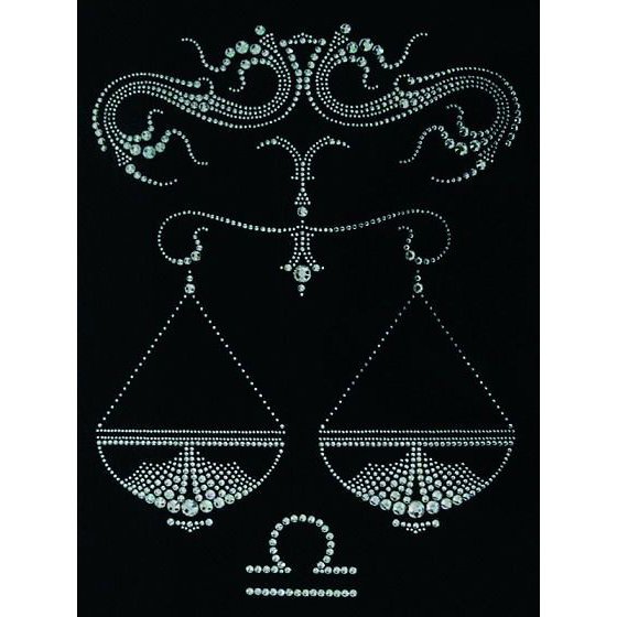 Картина Весы c кристаллами Swarovski