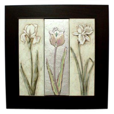 Декоративное панно Красивые Сезонные Цветы Linea Argenti QN113