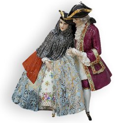 Статуэтка из фарфора Влюбленная пара