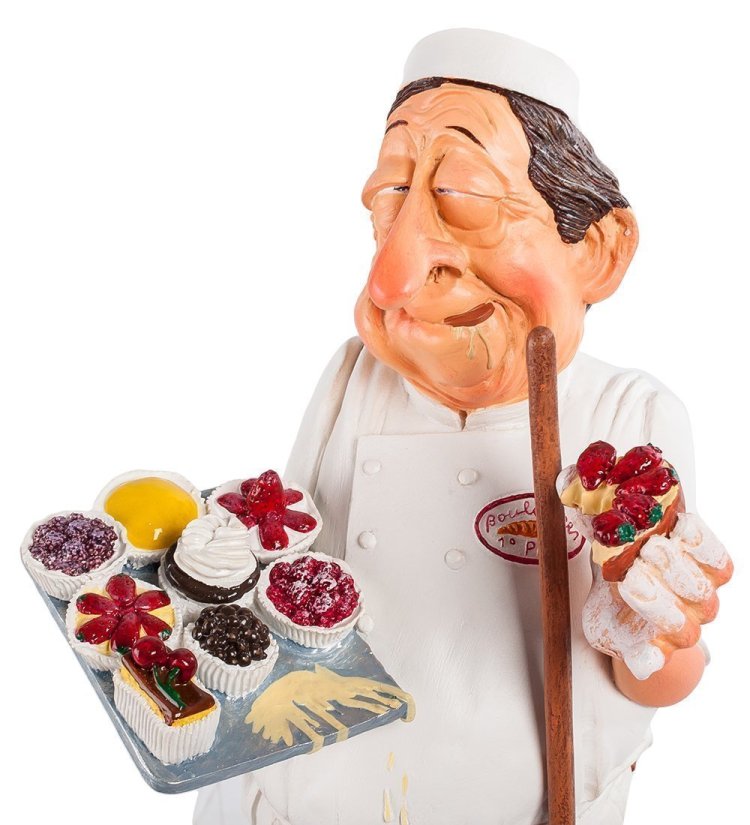 Статуэтка Пекарь - The Baker Forchino FO-85539, увеличенный вид