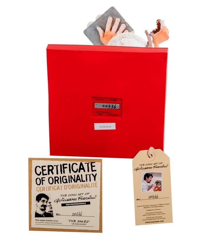 Статуэтка Пекарь - The Baker Forchino FO-85539, вид снизу