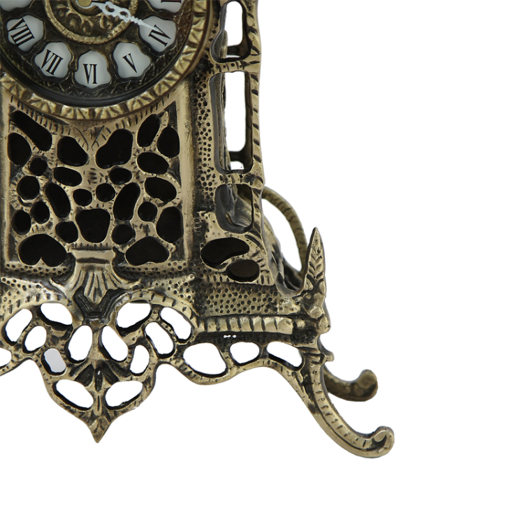 Часы каминные с канделябрами Осень, цвет антик Bello De Bronze BP-15050-A, фотография часов