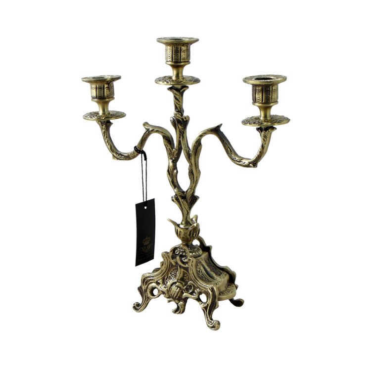 Часы каминные с канделябрами Осень, цвет антик Bello De Bronze BP-15050-A, фотография канделябра