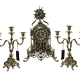 Часы каминные с канделябрами Осень, цвет антик Bello De Bronze BP-15050-A, фотография 4