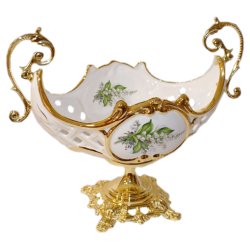 Ваза для фруктов Античность, с узором