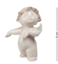 Статуэтка из фарфора Ангелочек Март