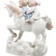 Музыкальная статуэтка Жених и невеста на единороге Pavone JP-45/19, фотография со спины
