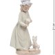 Фигурка из фарфора Девочка с котенком Pavone JP-29/62