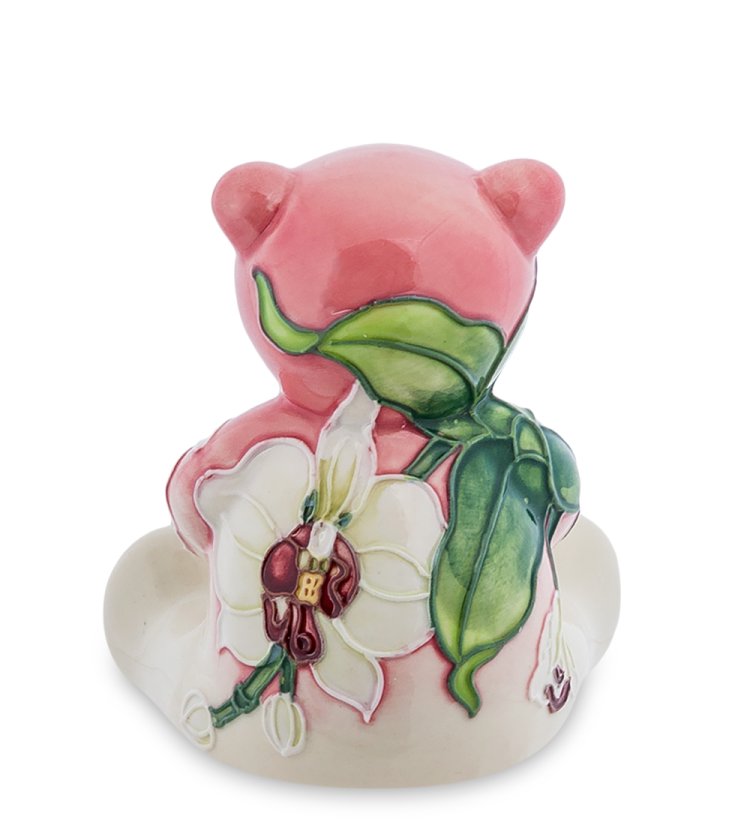 Статуэтка из фарфора Медвежонок Pavone JP-98/52, фотография со спины
