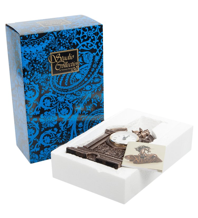 Часы в стиле барокко Амур Veronese WS-610, упаковочный вид