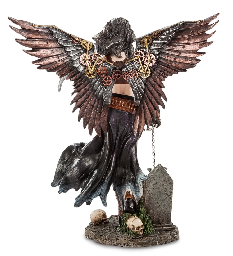 Статуэтка в стиле Стимпанк Девушка с крыльями Veronese WS-381, оборотная сторона