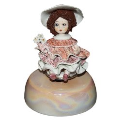 Статуэтка из фарфора музыкальная Весна
