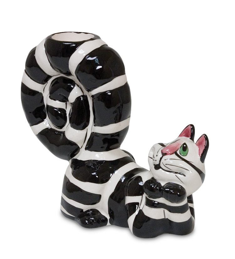 Подсвечник на одну свечу Кот Кланси Blue Sky BS- 54