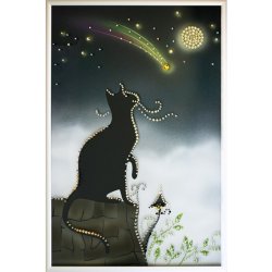 Картина Загадай желание c кристаллами Swarovski