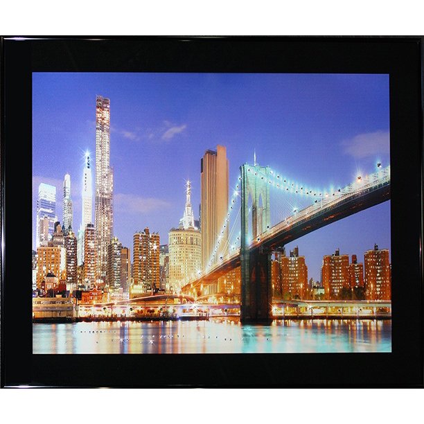 Картина Бруклинский мост 2 c кристаллами Swarovski