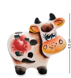 Статуэтка Бык Федор символ 2021 года Цветная гжель