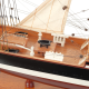 Модель парусного корабля Седов 110 см, увеличенный вид деталей со стороны