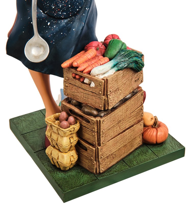Статуэтка Женщина Повар - The Lady Cook Forchino FO-85549, увеличенный вид деталей