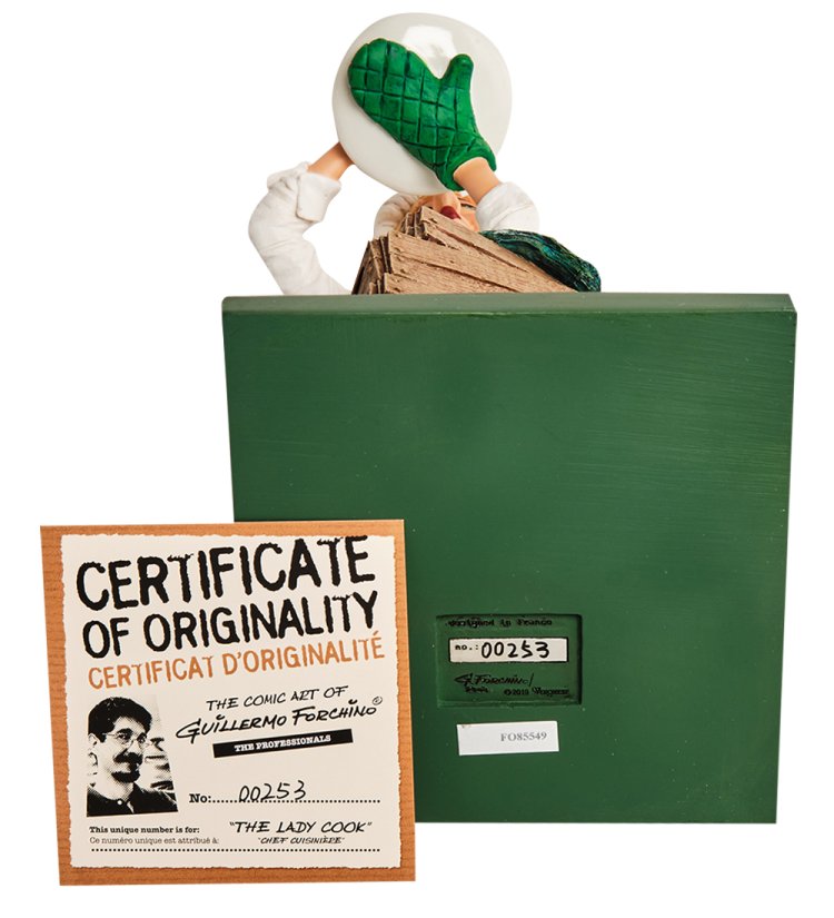 Статуэтка Женщина Повар - The Lady Cook Forchino FO-85549, вид снизу